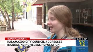 Kalamazoo homeless population on the rise city leaders search for solution [upl. by Ayram]