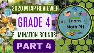 2020 MTAP Reviewer Grade 4 Part 4 out of 7 Math Challenge Elimination Rounds — Learn Math PH [upl. by Fink]