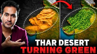 Indias Insane Plan to Convert THAR DESERT into GREEN FOREST [upl. by Annoik699]