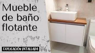 Cómo hacer un mueble de baño flotante en melamina [upl. by Bradeord]