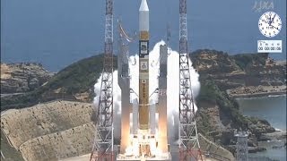 陸域観測技術衛星（だいち）2号 HⅡAロケット24号機打ち上げ ダイジェスト [upl. by Okihsoy434]