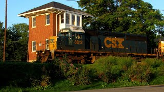 4K CSX 8812 SD402 Leads a unit grain train through Gordonsville VA [upl. by Barsky]