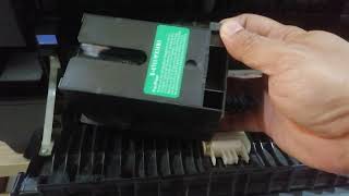 EPSON L1455 PRINTER MAINTENANCE BOX REPLACEMENT  T6711 MAINTENANCE BOX  SIR MELL TV [upl. by Lezley]