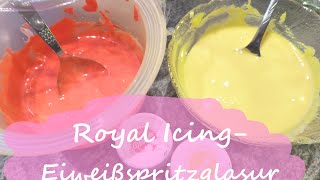 Bester Zuckerguss für Kekse l Royal Icing [upl. by Ahmed]