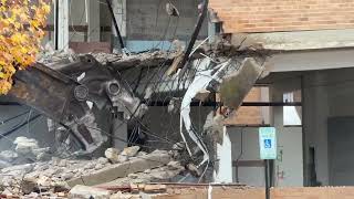 Video 20 More Demolition of Merrill MiddleElementary School 108 w New York Ave [upl. by Isyak]