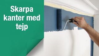 Så här får du eleganta och skarpa kanter men hjälp av tejp [upl. by Amethyst]