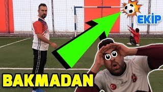 BAKMADAN DİREK VURMA  EKİPLE ÜST DİREK CROSSBAR CHALLENGE [upl. by Sebastian907]