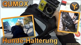 Review QUMOX HundeHalterung für SJ4000  SJ5000 Action Camera  Dog Attachment [upl. by Consalve]