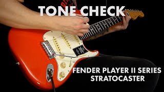 TONE CHECK Fender Player II Stratocaster Demo  Cream City Music [upl. by Kingsbury]