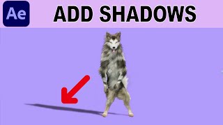 Add Shadow to a Footage Adobe After Effects Tutorial [upl. by Fuchs454]