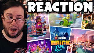 Gors quotLEGO Fortnite Brick Life Gameplay Trailerquot REACTION [upl. by Inalem]