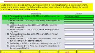 Accounting Journal Entries Examples Exercise 79 [upl. by Aineles]