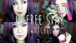 JEFFREE STAR COSMETICS Velour Liquid Lipsticks LIP SWATCHES ♥ [upl. by Seiuqram]