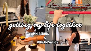 GETTING MY LIFE TOGETHER  Commissions organisation dépicerie amp haul de décoration [upl. by Danieu]