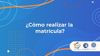 ¿Cómo realizar la Matrícula en la UNED [upl. by Engenia220]