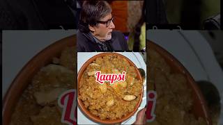 Amitabh ji ki Birthdays Special dish Laapsi Laapsi recipe trending youtubeshorts shortsfeed [upl. by Lirrad28]