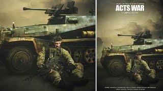 Photoshop Tutorial Create an Action Movie Poster [upl. by Coco516]