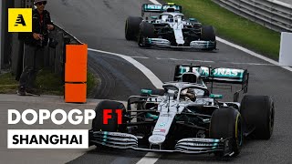 F1 GP Cina 2019 doppietta Mercedes nella gara 1000 Delusione Ferrari [upl. by Alexi]