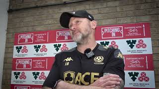 Lee Bircham speaks to Eagles TV after the 31 win against AFC Sudbury [upl. by Weiner]