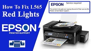 Epson l565 Resetter L565 Service Required January 2024 [upl. by Tadich]