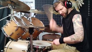 Ulver  Bergtatt  Capitel V  ind i fjeldkamrene  Drum cover [upl. by Roseann]