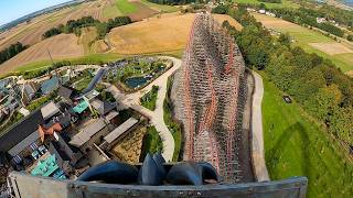 Zadra  Energylandia  Front Row OnRide POV  Insane RMC Hybrid Roller Coaster [upl. by Donall]