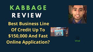 Kabbage Review  Best Business Line Of Credit Up To 150000 And Fast Online Application [upl. by Hairehcaz]