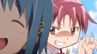 Kyoko and Sayaka Tickling Scene Rebellion Slot [upl. by Enamrahc699]