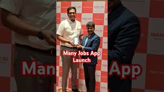 quotMany Jobs Appquot Launch by Minister TRB Raja  Murugavel CEO  Matrimonycom [upl. by Swithbart143]