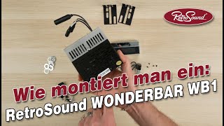 RetroSound quotWONDERBAR WB1quot Autoradio zusammenbauen [upl. by Adnolrehs605]