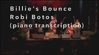 Robi Botos  Billies Bounce Transcription [upl. by Ennaehr]