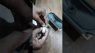 DC motor connect speaker [upl. by Kip]