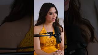 Tamanna bhatia wants peace 😅🙄 shorts podcast windowclips [upl. by Novyert]