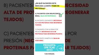 ✅ PREGUNTA TEST TCAE 02 🍎 NUTRICIÓN OPE 2023 [upl. by Yanttirb]