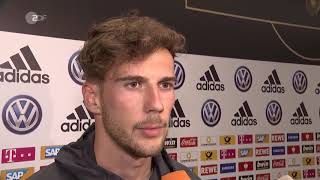 Leon Goretzka postmatch interview  Deutschland v Estland 2019 [upl. by Kala]