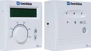 kombi oda termostat bağlantısı demir döküm RF 6001  room thermostat demirdöküm [upl. by Aldin]