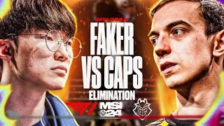 ELIMINATION SERIES  T1 VS G2 MSI 2024 REMATCH  CAEDREL [upl. by Auoy672]