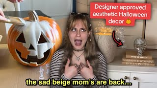 The Sad Beige Aesthetic Is DESTROYING Halloween [upl. by Caria]