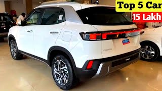 Top 5 Car Under 15 Lakh in india 2024  Top 5 Best Car 15 Lakh 2025  Power Features Full Review [upl. by Nalepka]