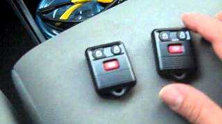 2006 Ford F250 Super Duty Keyless Entry FOB Programming [upl. by Rowan]