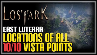 East Luterra All Vistas Lost Ark [upl. by Gnep536]