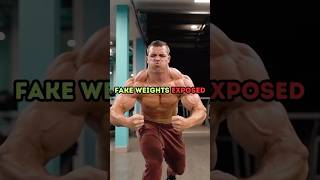 He Got Caught Using Fake Weights shorts bodybuilding [upl. by Ecydnak]