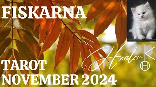 Fiskarna ♓ November 2024 Tarot  Healer K [upl. by Ynaffyt]