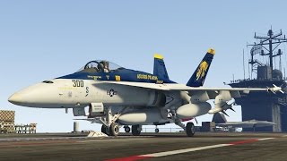 GTA V FA18C Hornet MOD [upl. by Azirb]