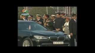 BEATING THE RETREAT 2013 Prime MinistersPresidents and Vice Presidents motorcades [upl. by Attenat753]