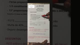 Descubra Seus Direitos Rescisórios Cálculo AdvogadoTrabalhista CálculoDemissão advogado [upl. by Eddie882]