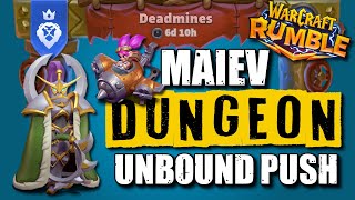 Easy UNBOUND Strategy for Maiev  Warcraft Rumble Deadmines Dungeon Guide [upl. by Snyder]