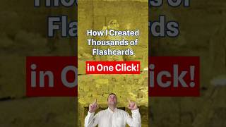 How I Created Thousands of Flashcards in One Click englishfast flashcards languagelearninghacks [upl. by Eikin]