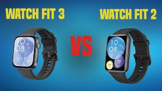 Huawei Watch Fit 3 vs Huawei Watch Fit 2  Full Specs Compare Smartwatches [upl. by Nahraf]