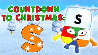 Alphablocks  Countdown to Christmas  The Letter S  Phonics for Kids [upl. by Portugal]